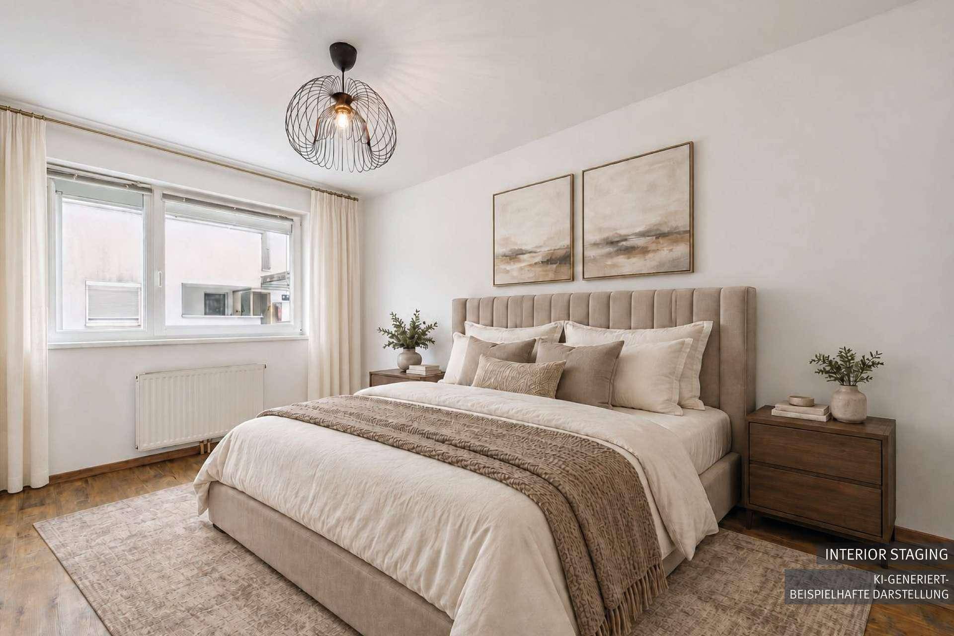 Schlafzimmer Staging-Aigen