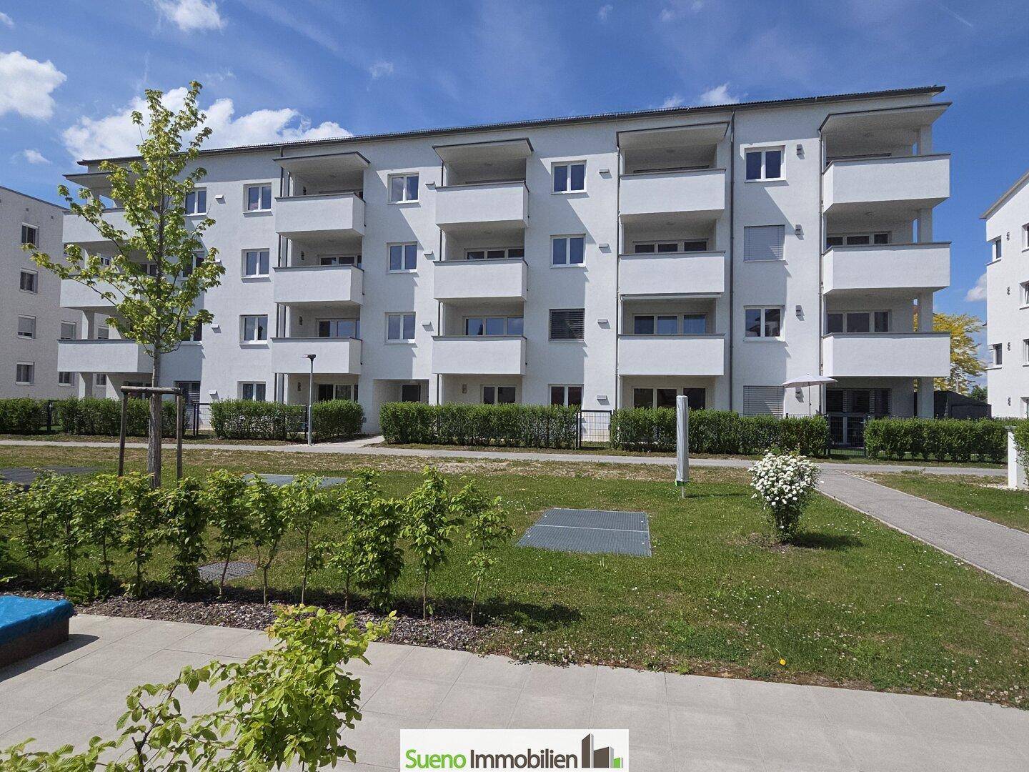 Gartenseite Hausfassade