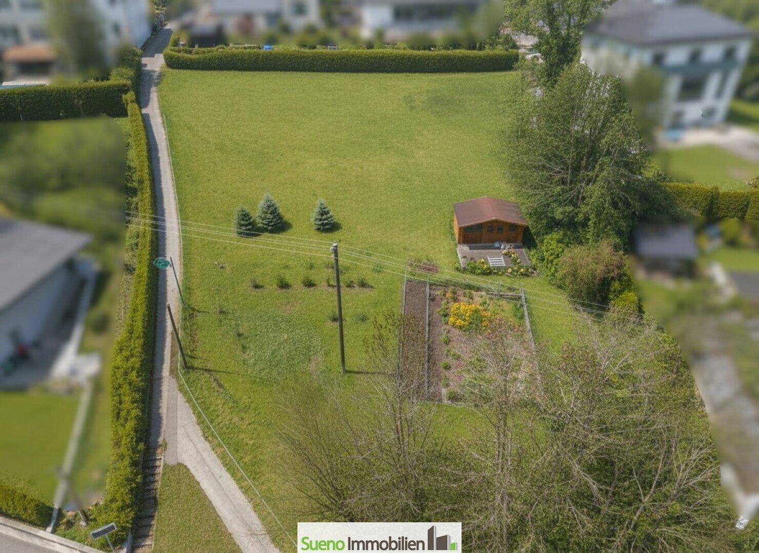 Großes Südhang-Grundstück in Ried/Traunkreis - auch teilbar - Ansicht 2
