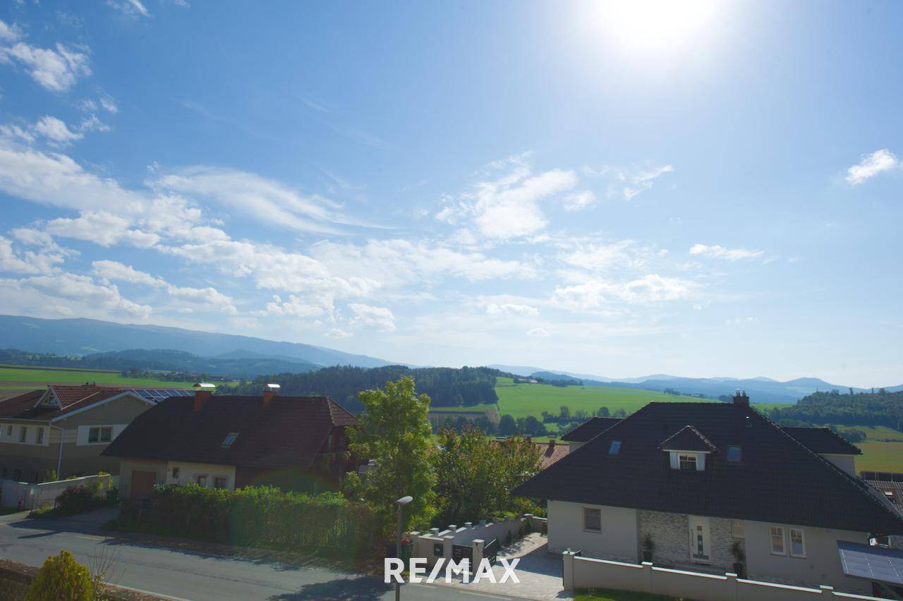 Ausblick aus dem Schlafzimmer