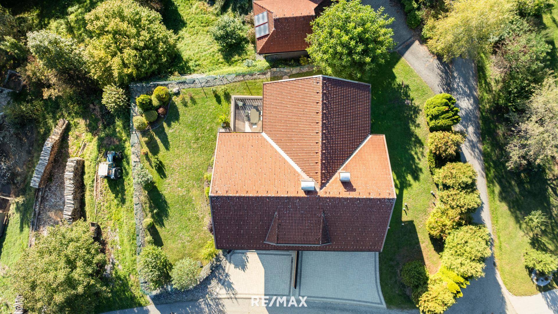 Haus von oben