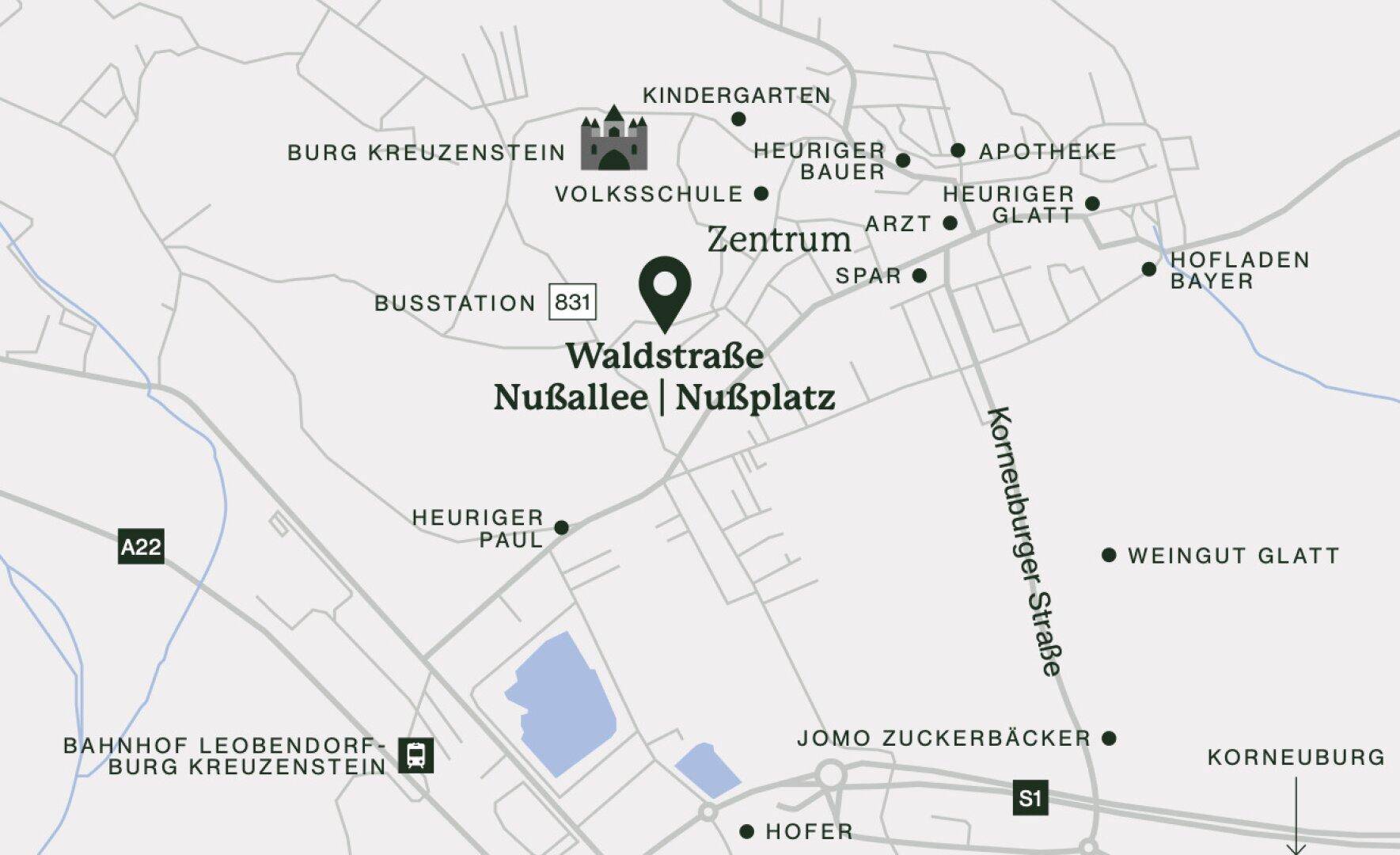 Baugrundstück(e) in absoluter Bestlage von LEOBENDORF - BURG KREUZENSTEIN - Ansicht 5