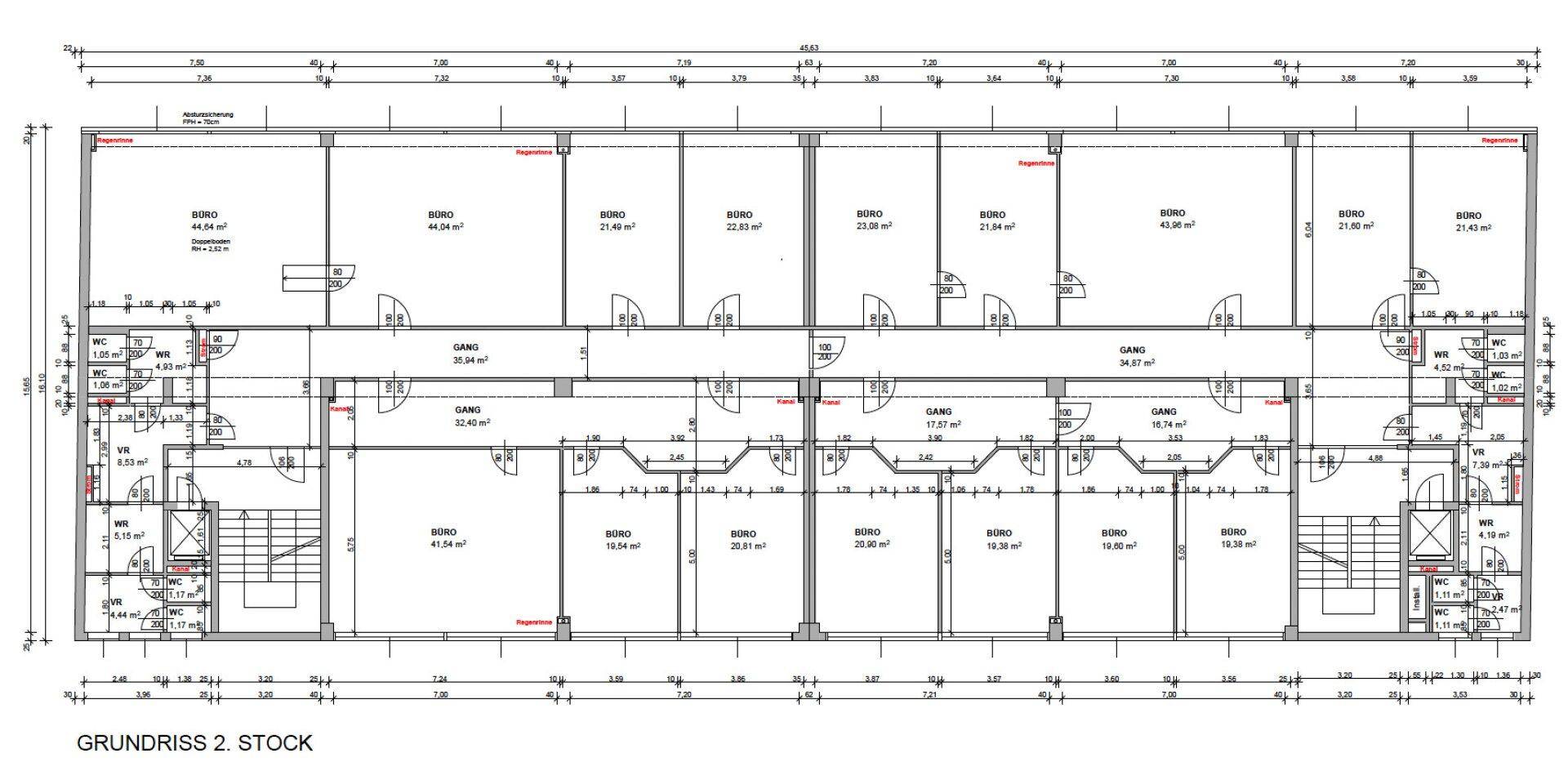 Grundriss 2. Stock