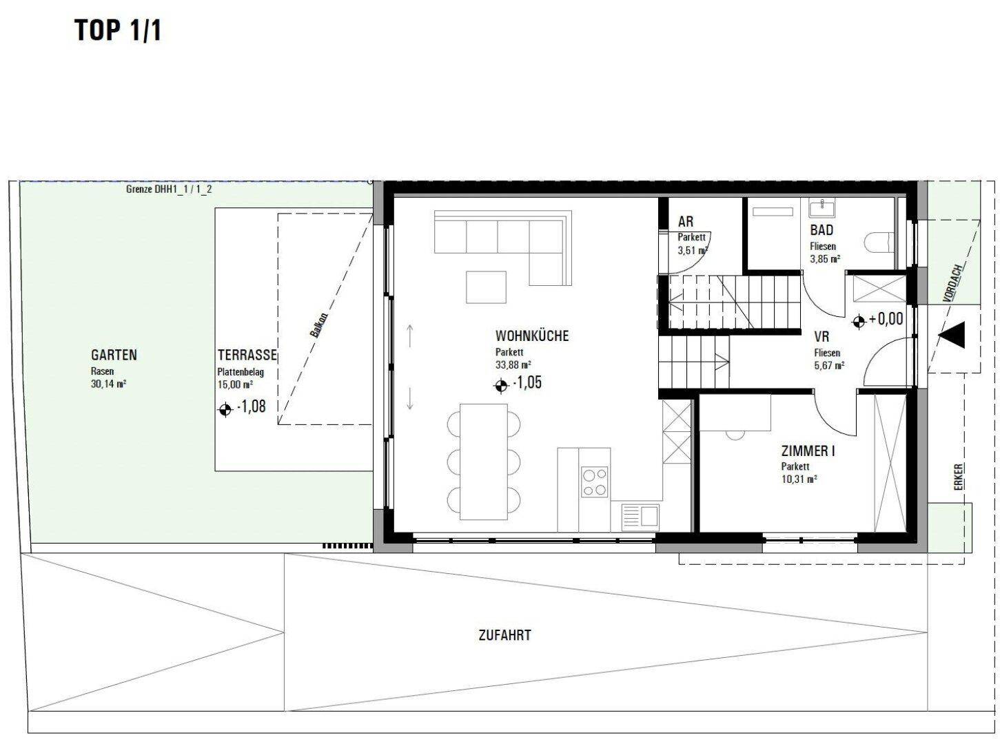Grundriss Erdgeschoss