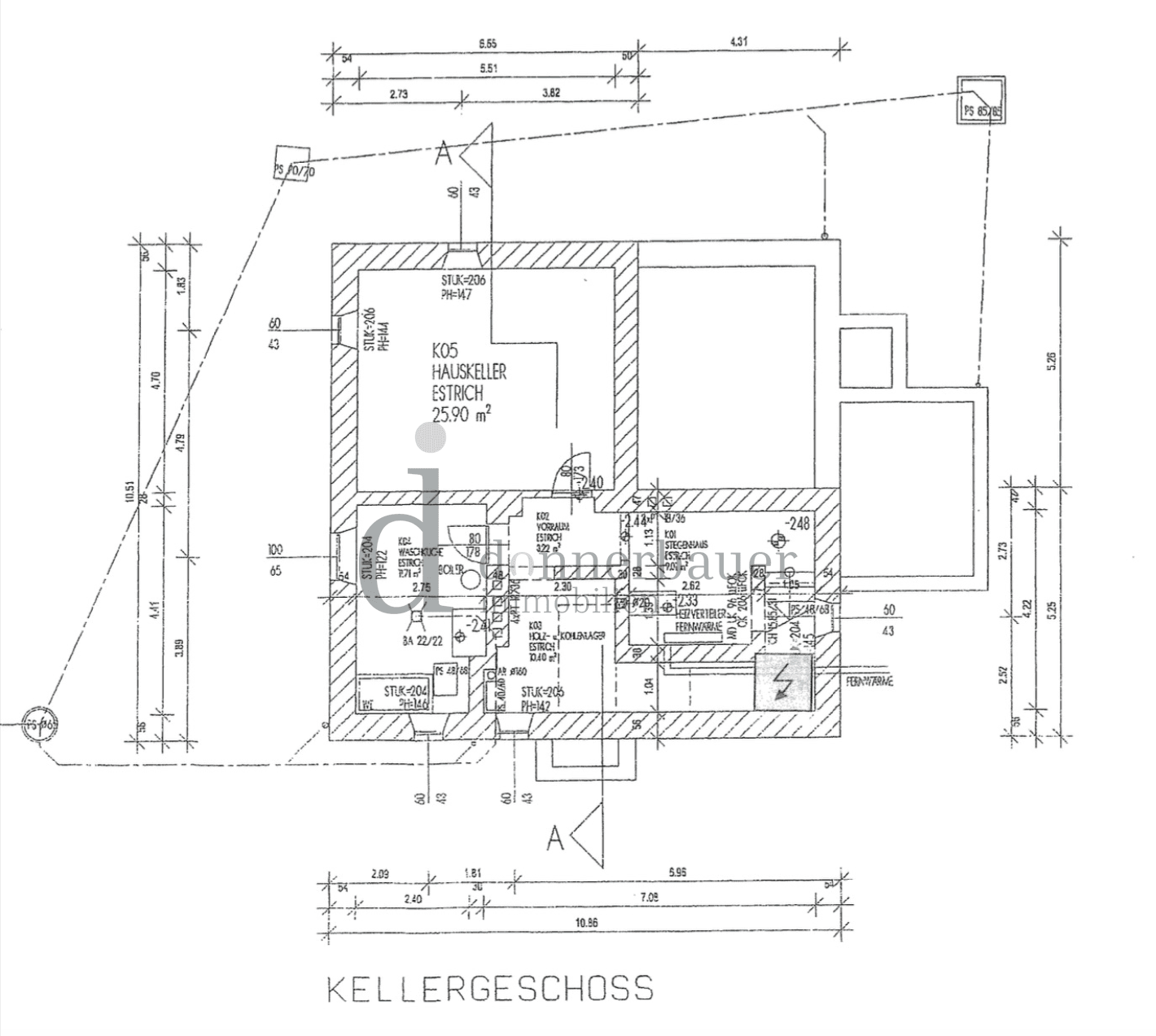 Grundriss Keller