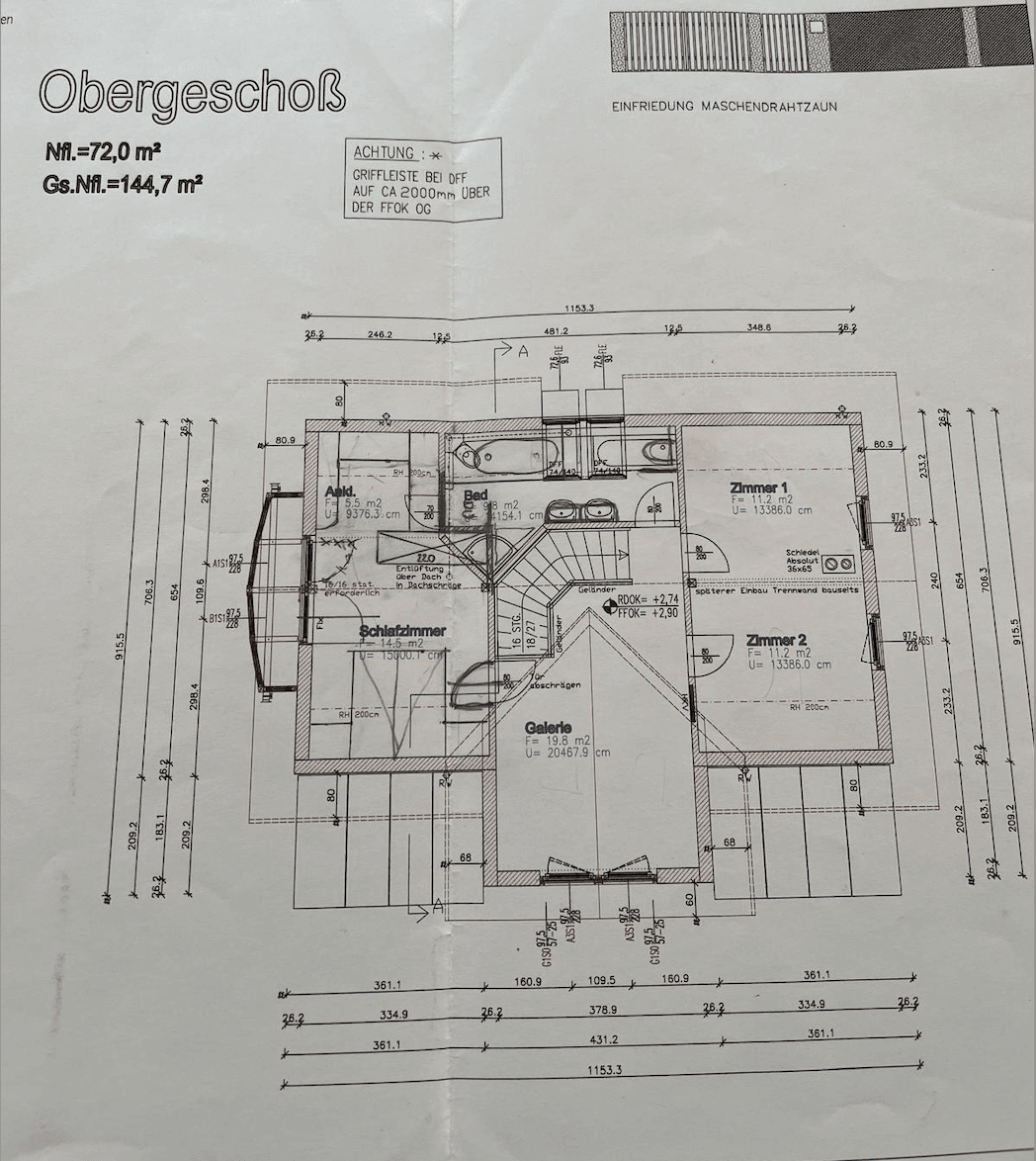 Grundriss OG