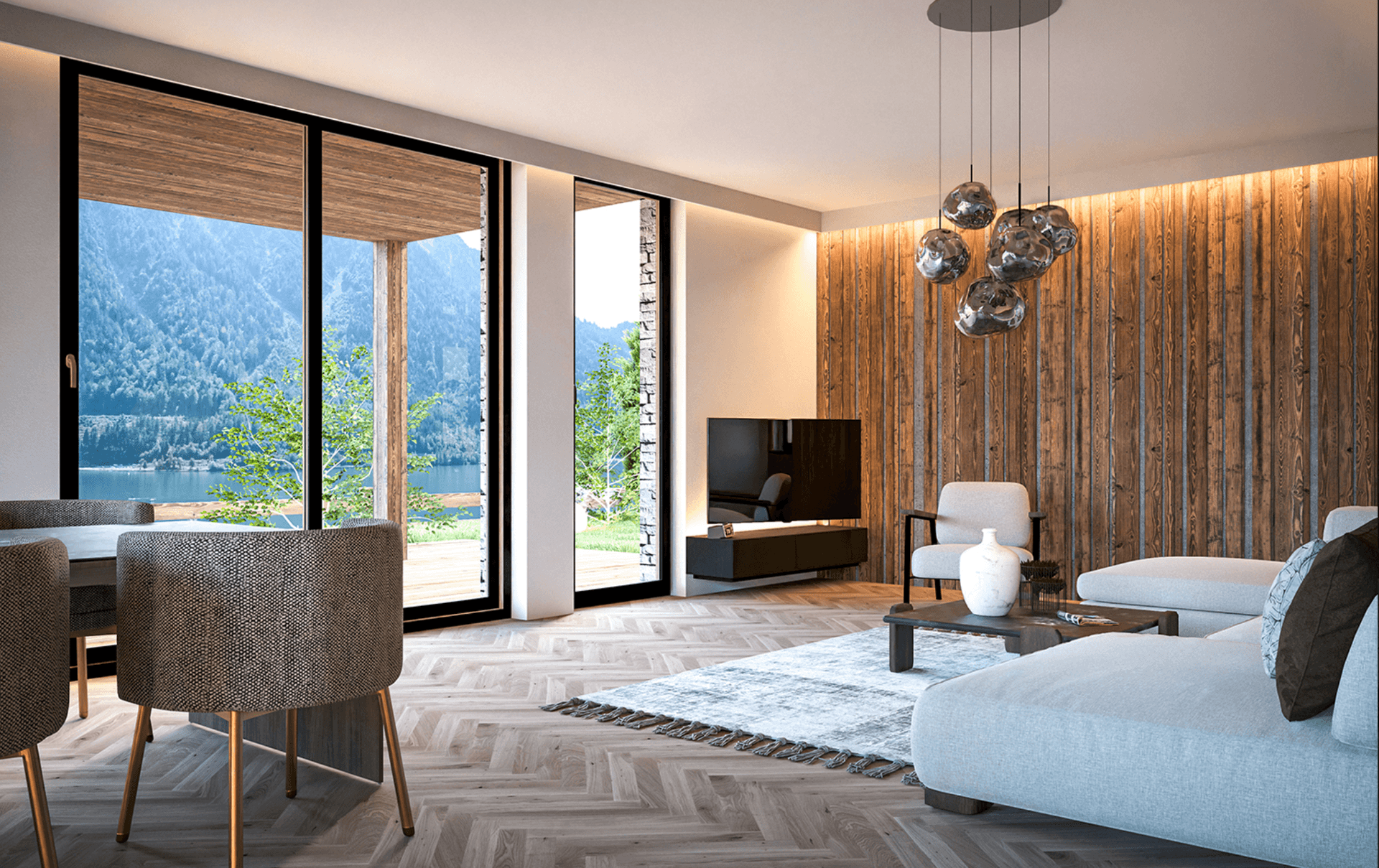 ERSTKLASSIGES WOHNEN AM ACHENSEE – Lake View { BERGSEE CHALET } Top 2.2 - Ansicht 3