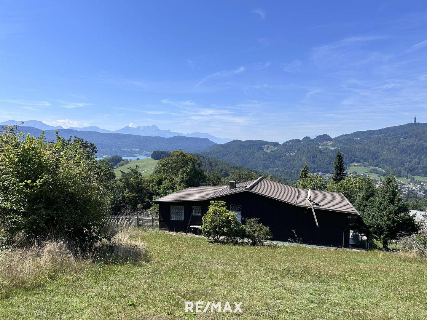 Bestandsgebäude/Blick Keutschacher See