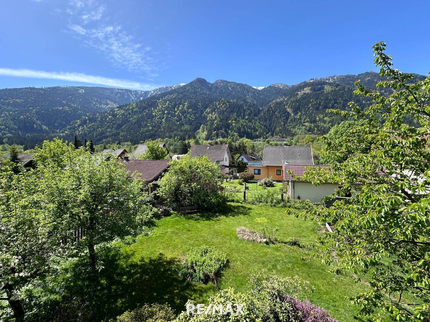 Ausblick aus dem Balkon