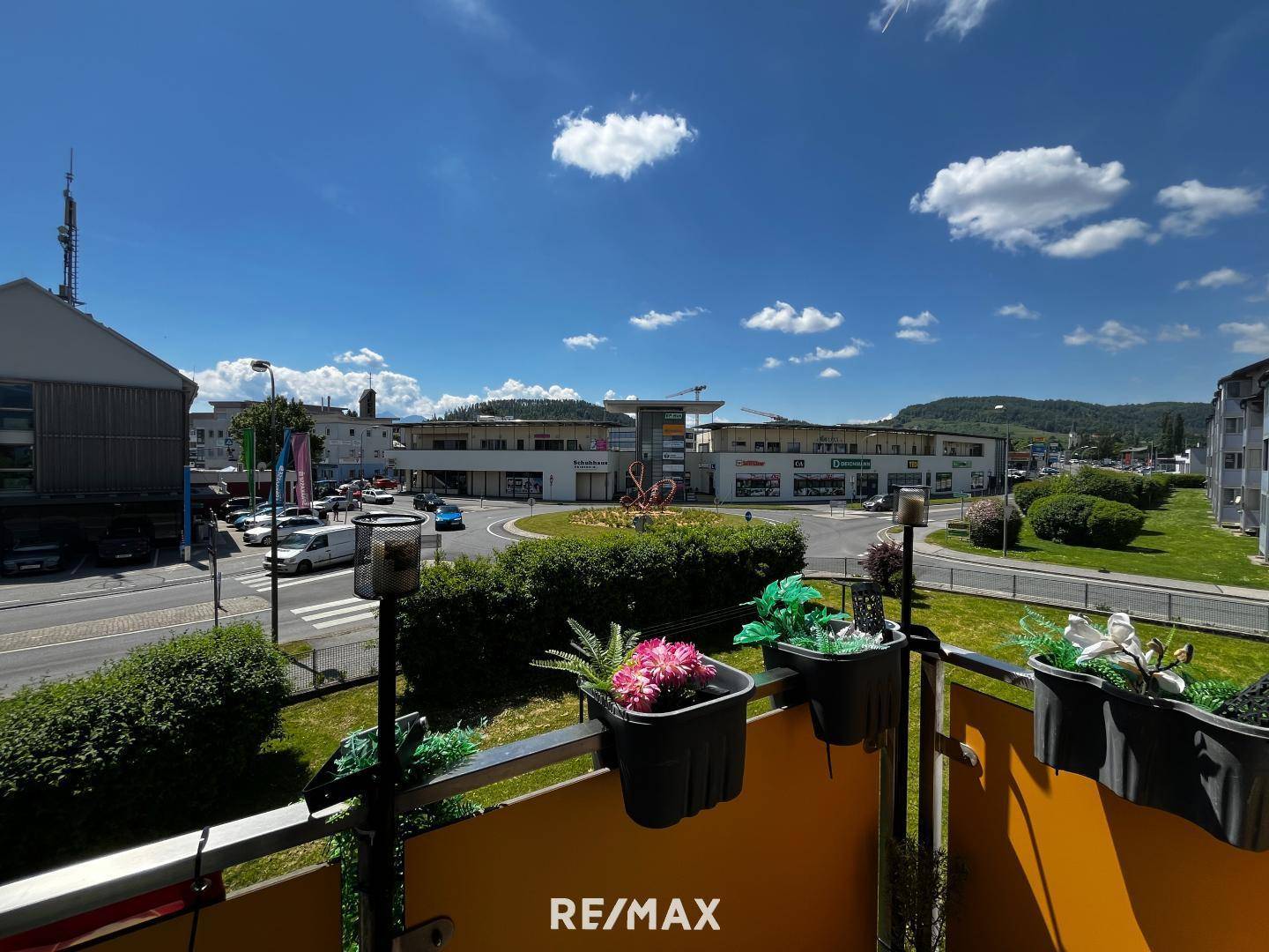 Ausblick Balkon