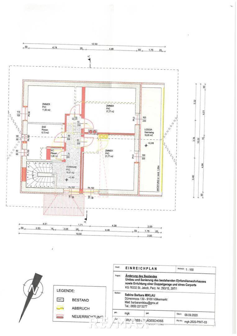 Grundrissplan DG