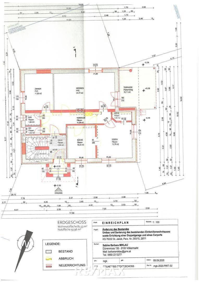 Grundrissplan EG