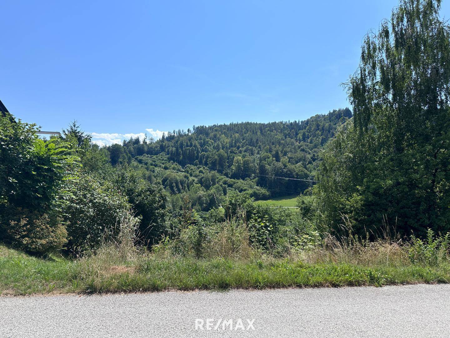 Ausblick von der Straße