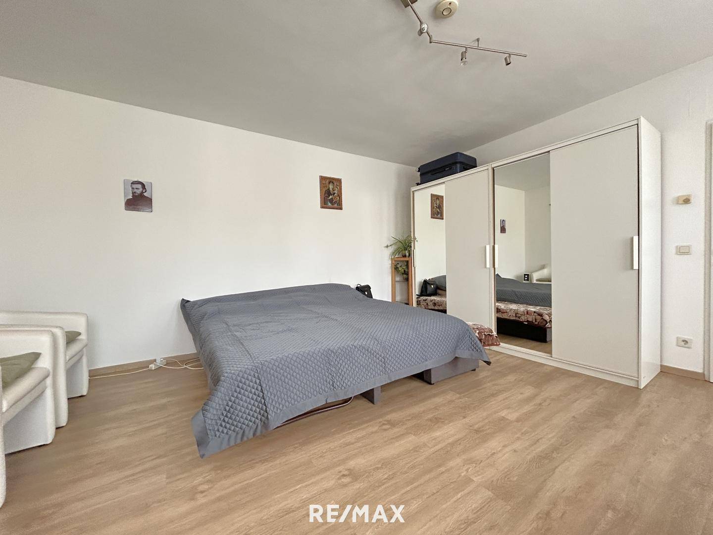 Schlaf und Wohnzimmer