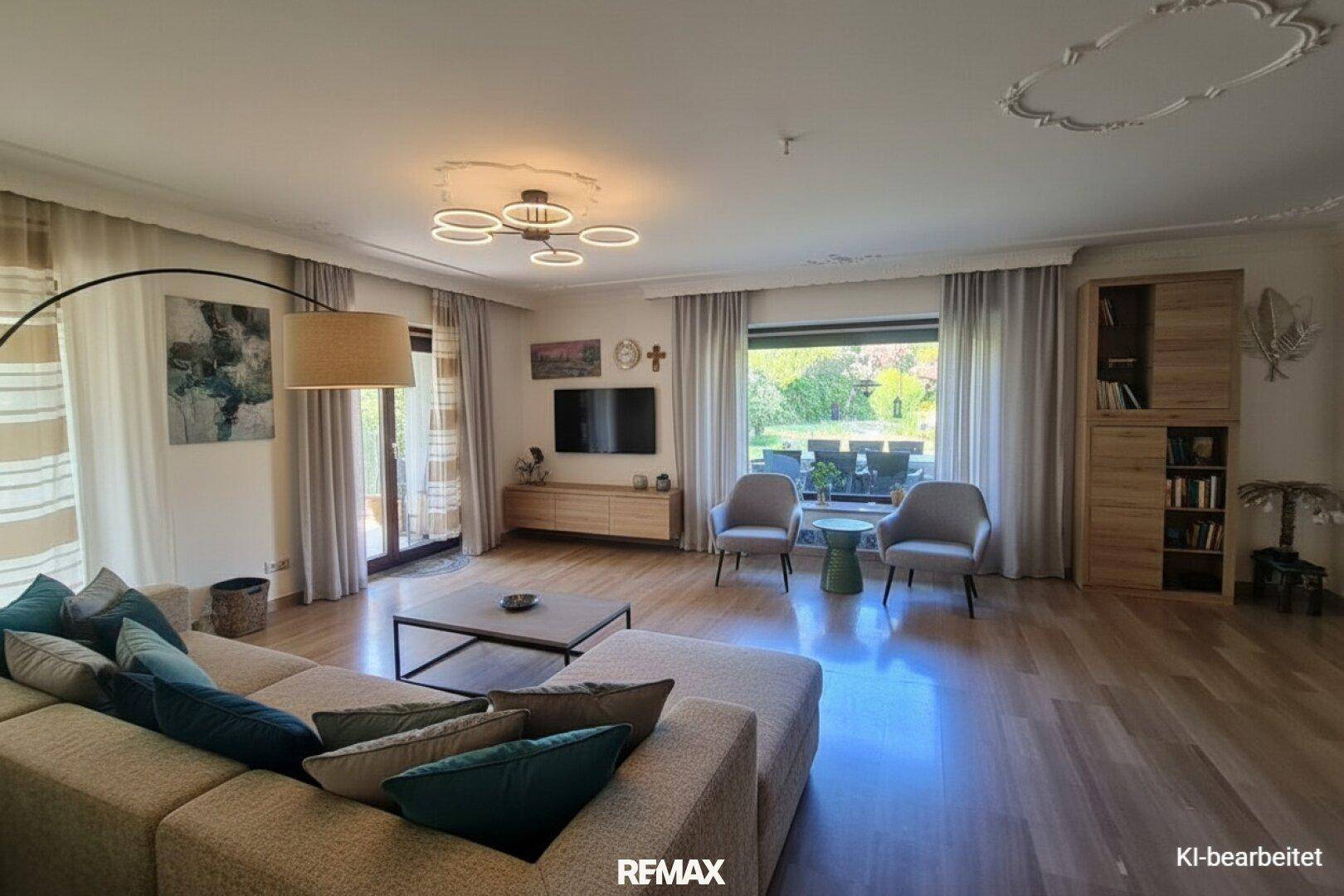 Wohnzimmer mit KI generiert