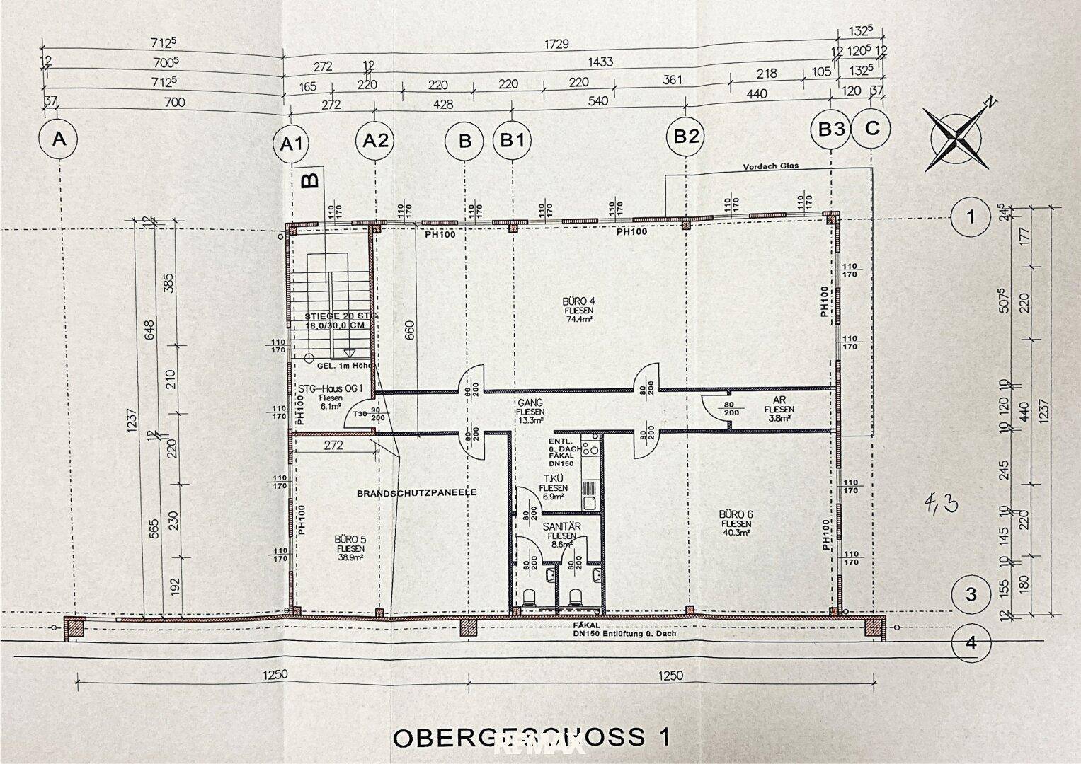 Grundriss Büro OG