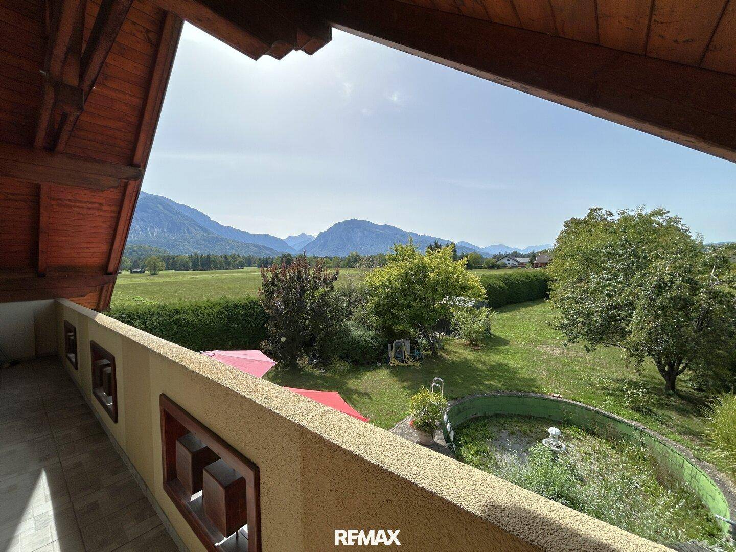 Ausblick Balkon