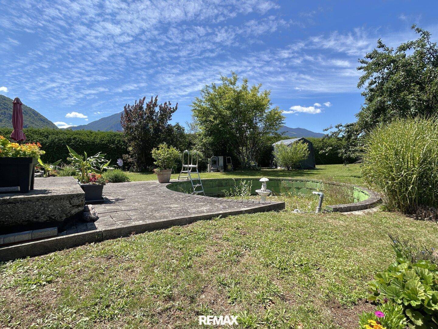 Terrasse und Garten