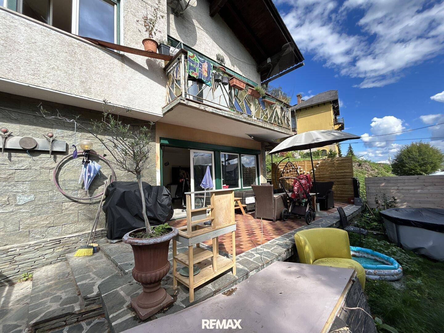 Terrasse und Garten