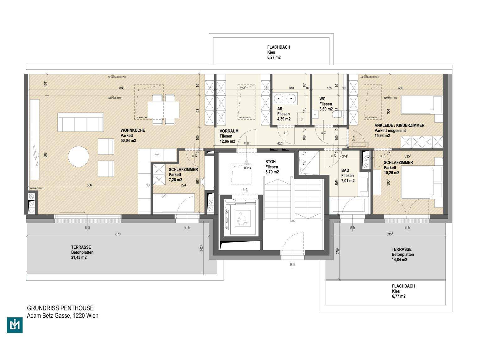 Entwurf 4 Zimmer