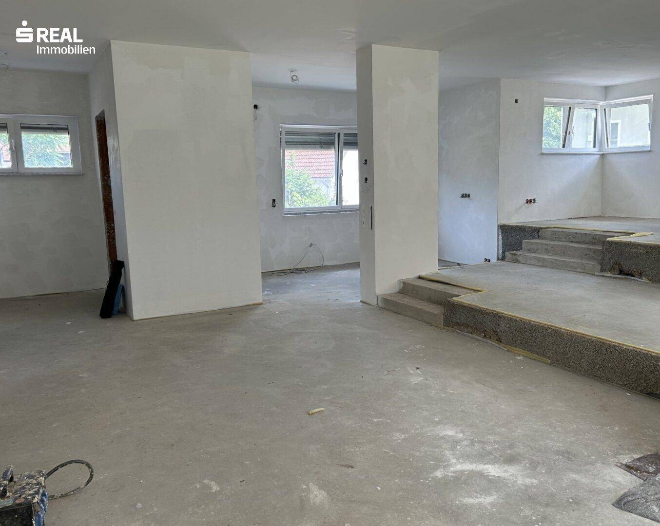 Wohnzimmer mit Galerie