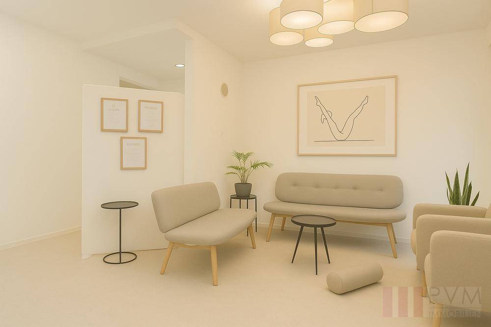 Beispiel Pilatesstudio Wartebereich