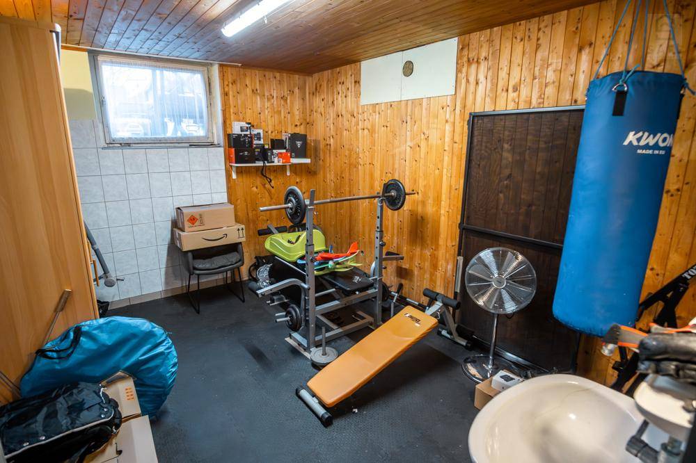 Keller Fitnessraum