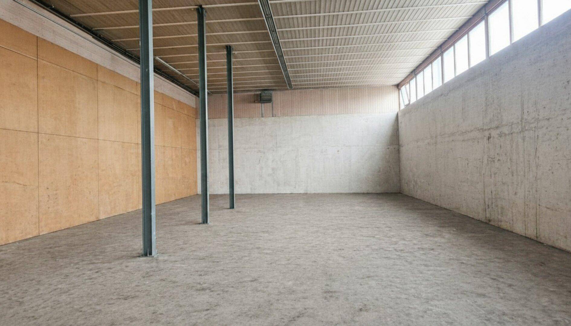 Lager- bzw. einfache Werkstatthalle 350m² mit 3 Stellplätzen in Lustenau, Vorarlberg! - Ansicht 2