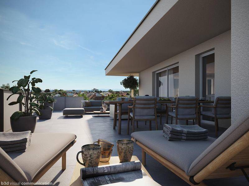 Dachterrasse Haus B