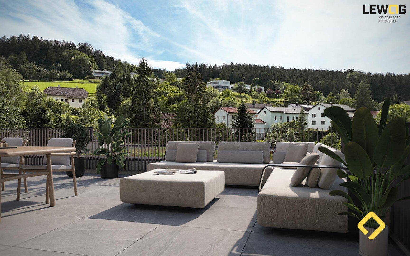 traumhafte Dachterrasse