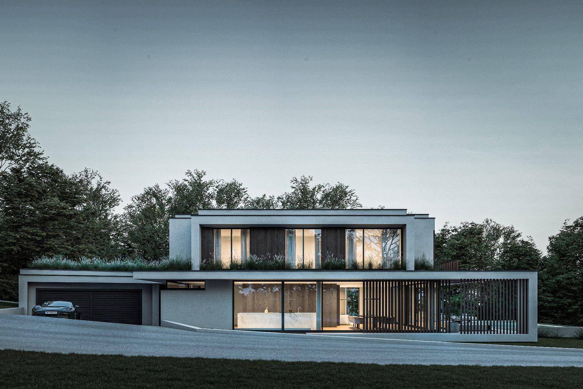 Ein Zuhause wie Urlaub - exklusive Designvilla am Waldrand mit Pool | provisionsfrei - Ansicht 5