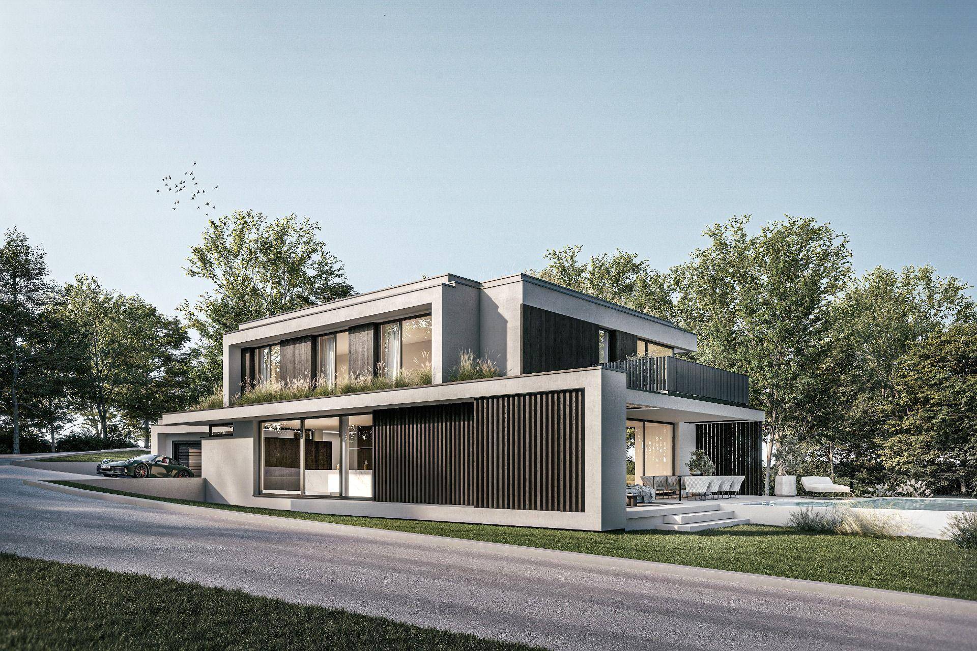 Ein Zuhause wie Urlaub - exklusive Designvilla am Waldrand mit Pool | provisionsfrei - Ansicht 4