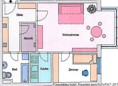 Grundrissplan Top 21