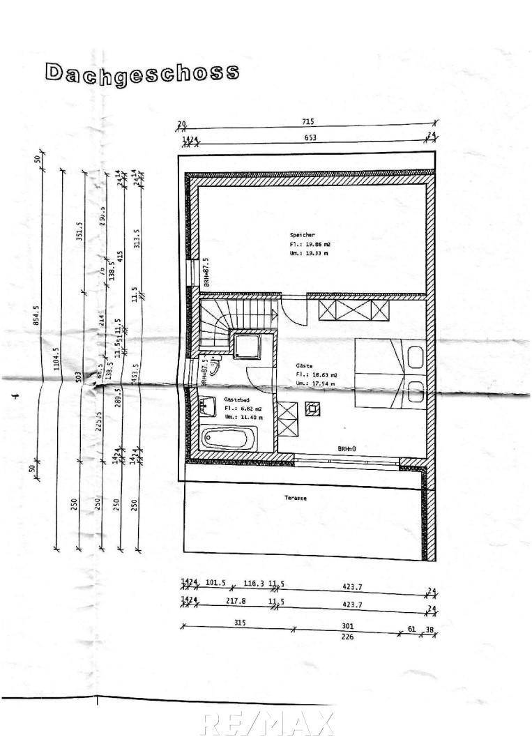 Plan Dachgeschoss