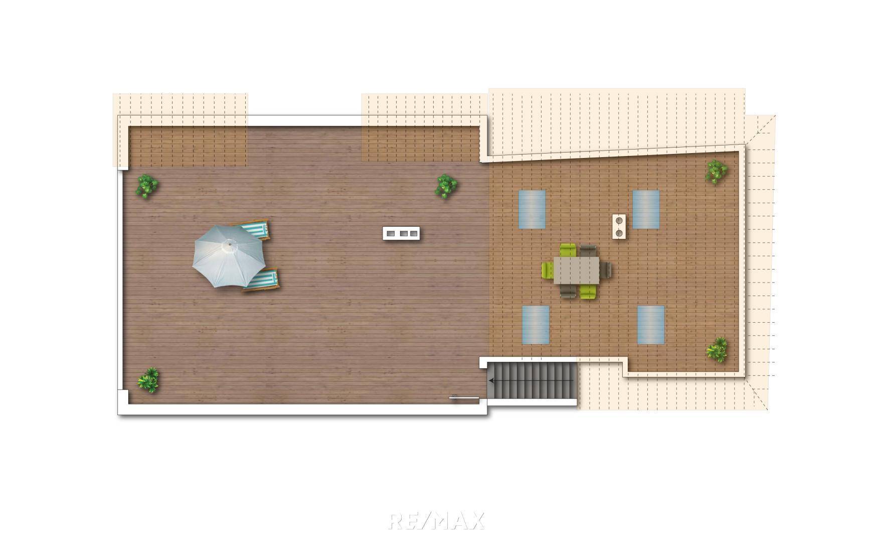 Dachterrasse Plan