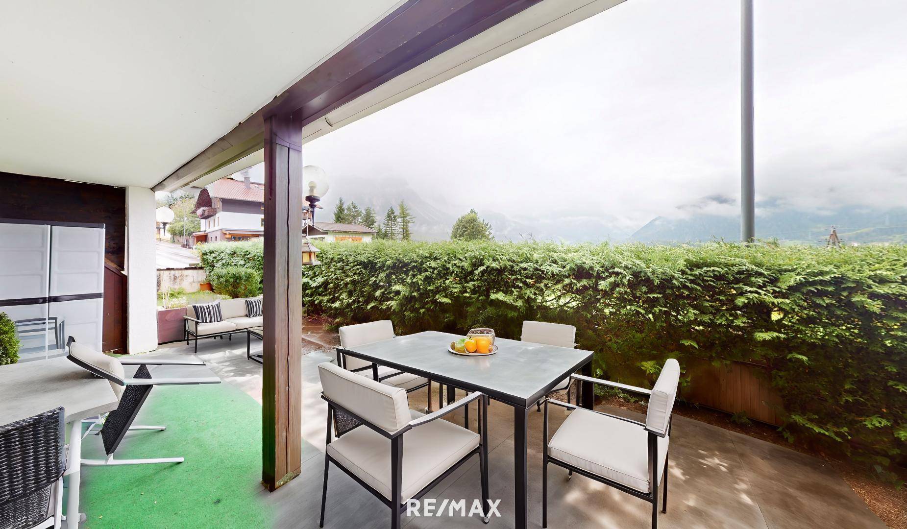 Wohnung - Ehrwald - Terrasse - Virtual Staging