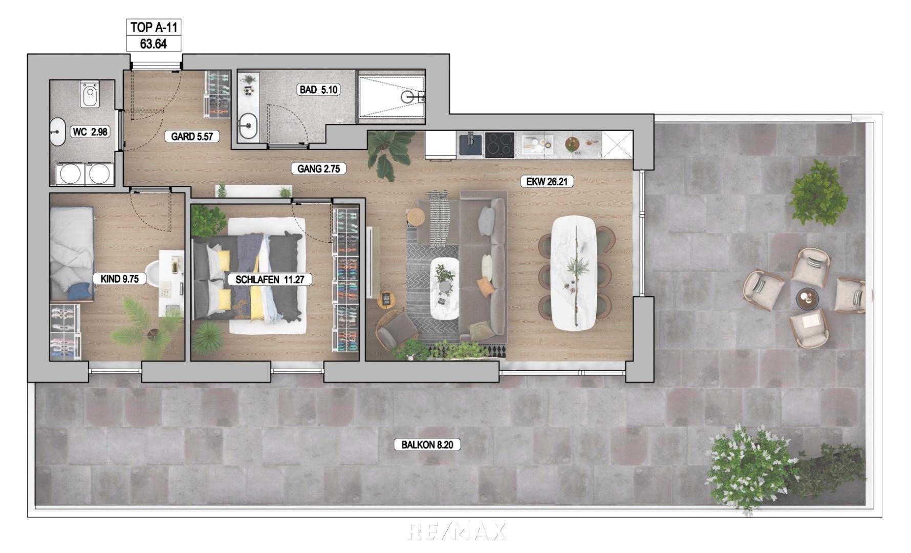 Wohnung - TOP A11