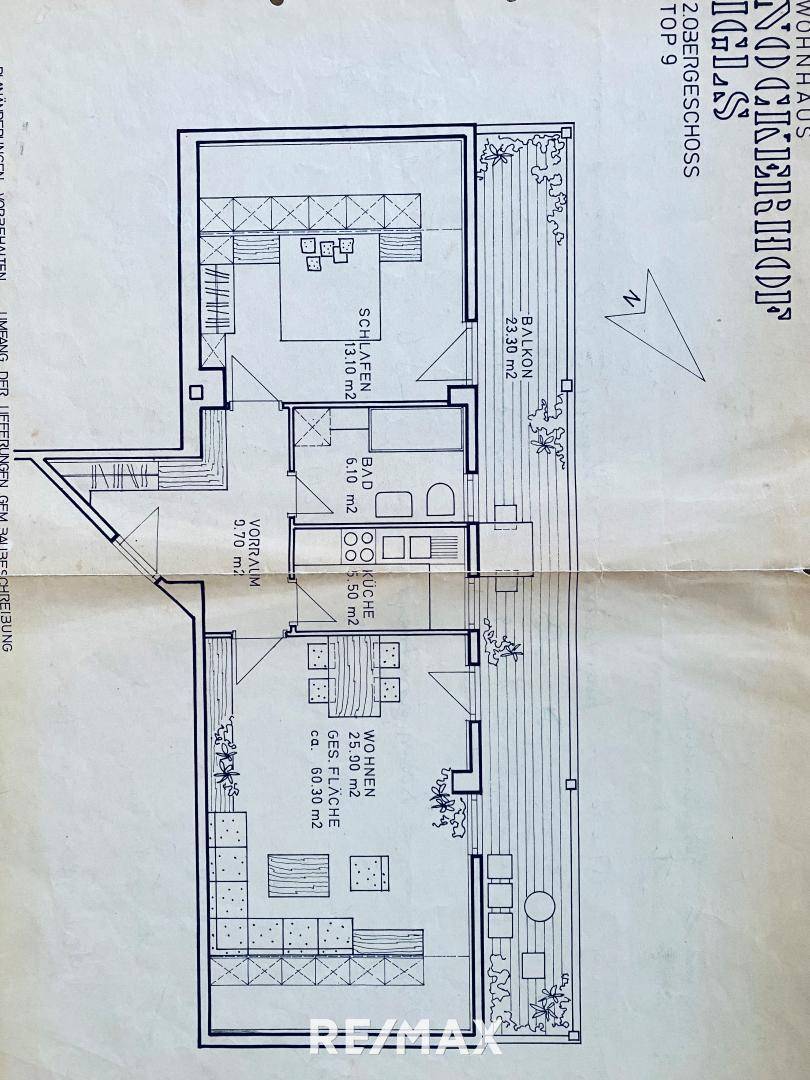 Aufriss_Plan_60,3m²_Wohnung_Igls