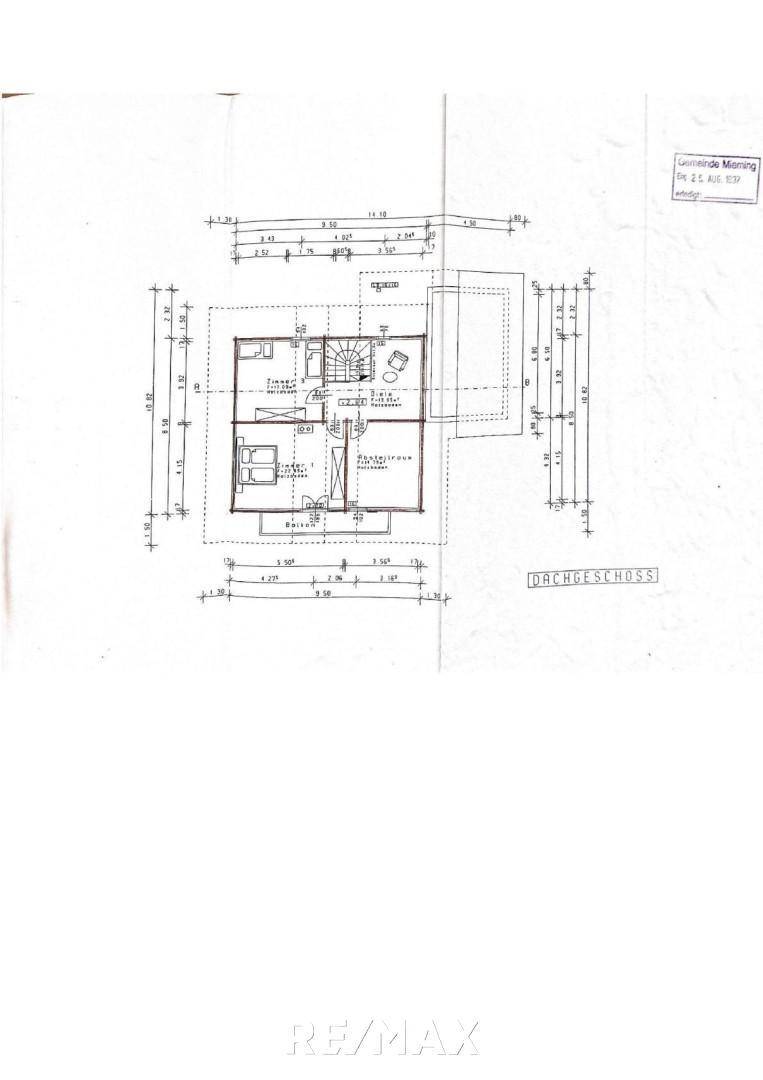 Grundriss Dachgeschoss