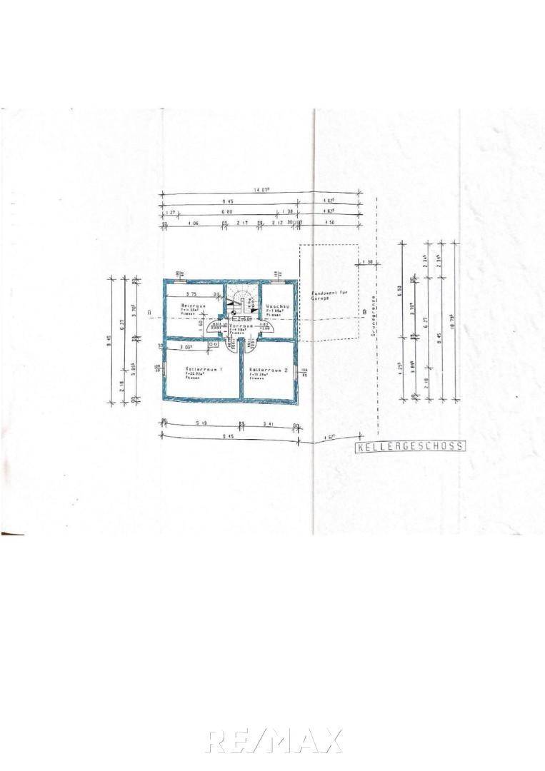 Grundriss Kellergeschoss