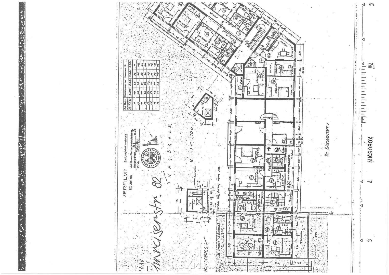 Grundrissplan original