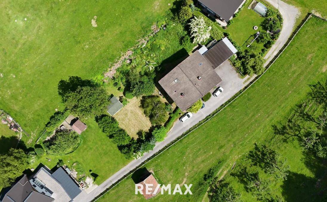 Ried - Haus - Luftaufnahme