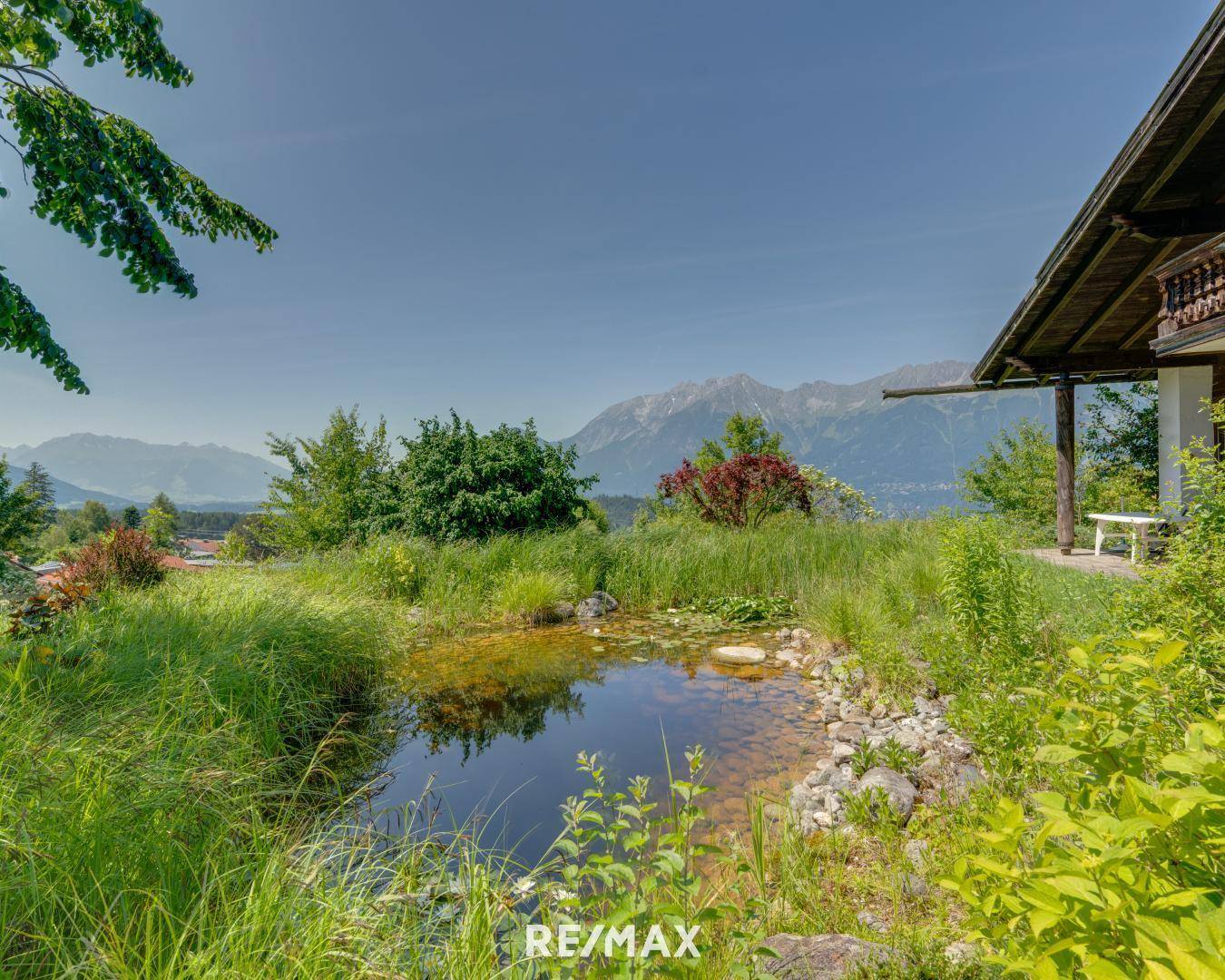 Teich im Garten