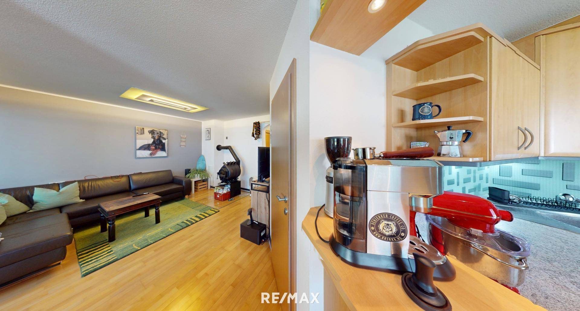 Wohnung - Ötztal Bahnhof - Küche-Wohnzimmer