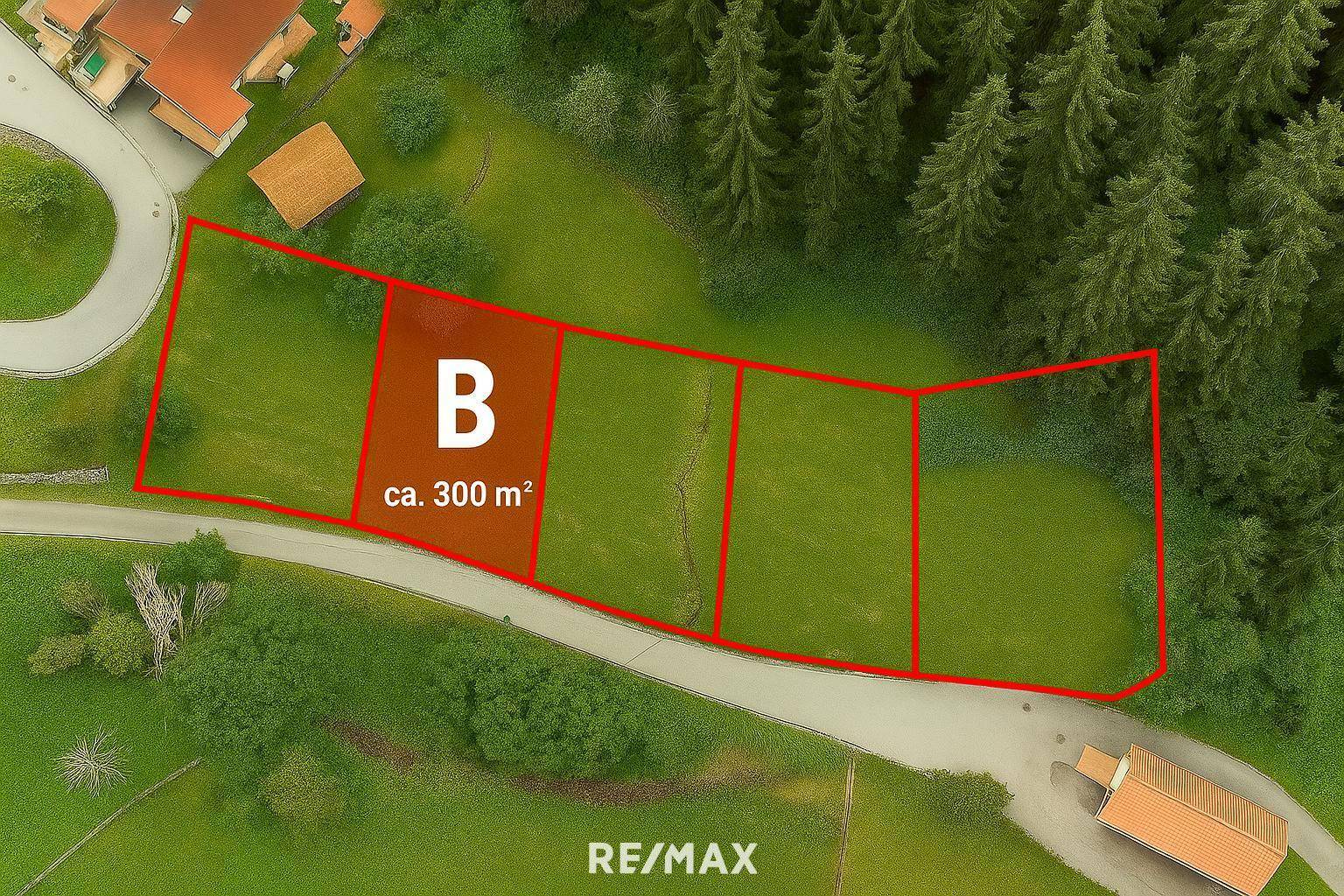 Grundstück - Landeck - schematisch dargestellt