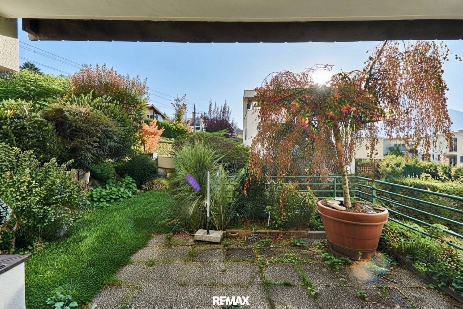 Terrasse und Garten