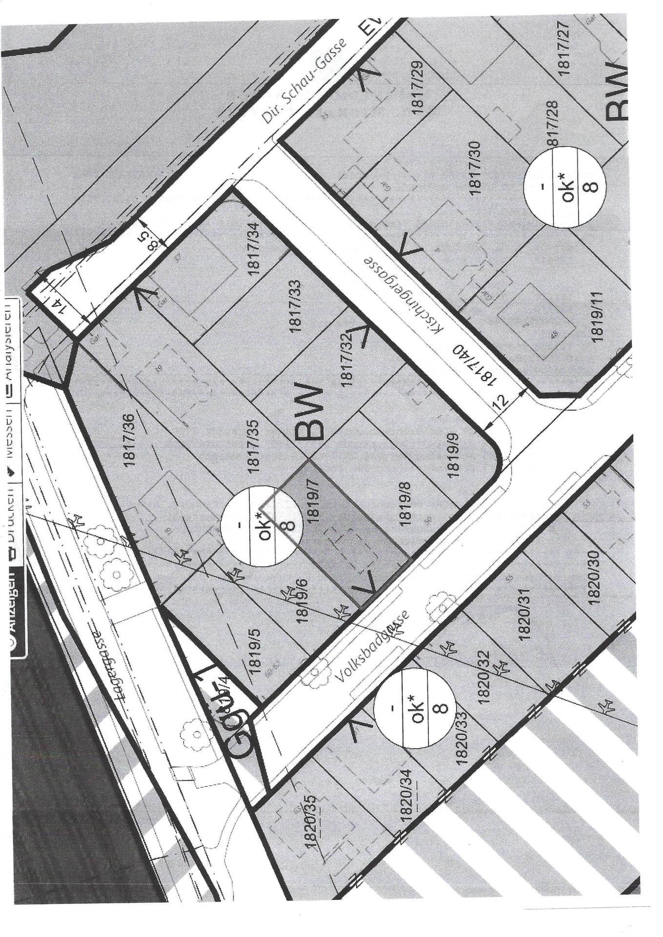 Volksbadgasse 50 Plan