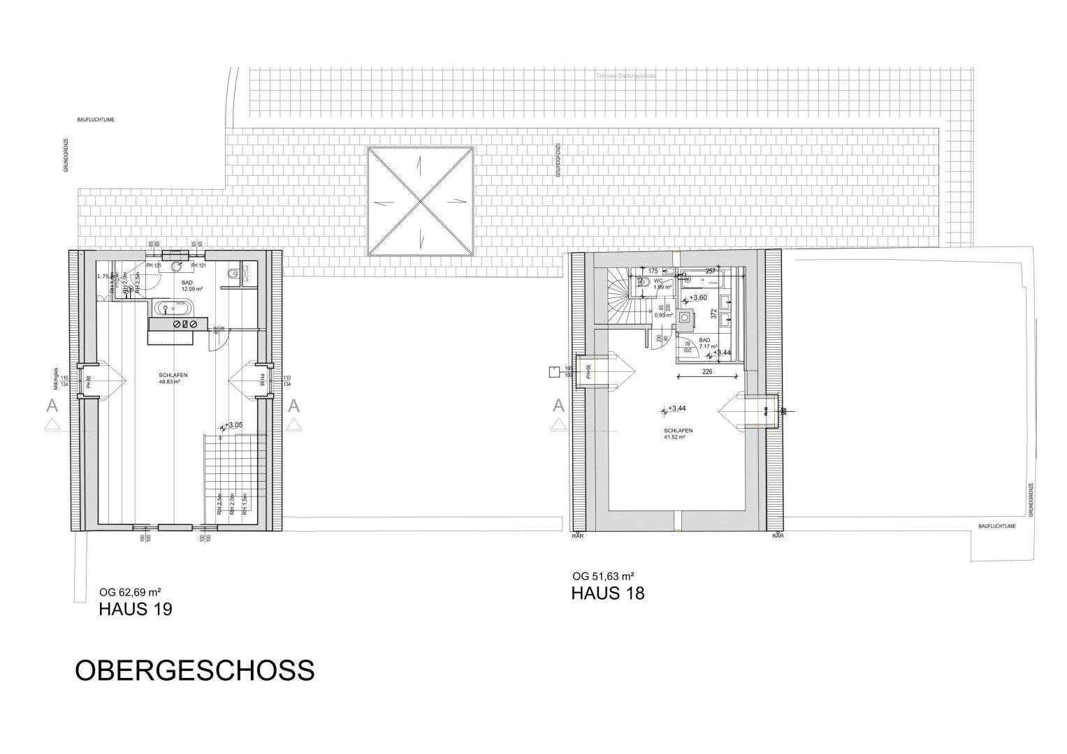 Plan Obergeschoss