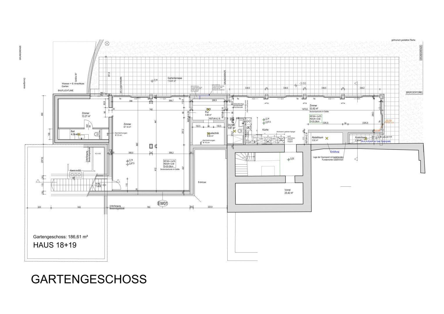 Plan Untergeschoss