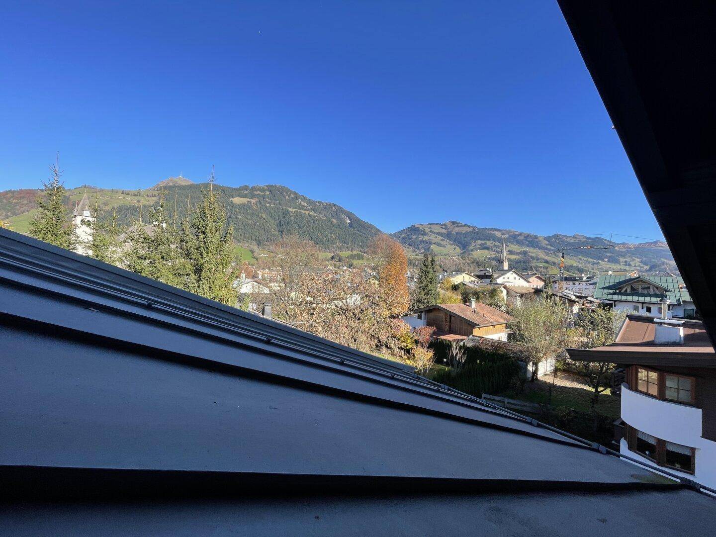 Horn- und Stadt Blick vom Balkon SZ Dachgeschoss